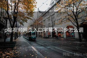 p站视频网页入口字幕不同步怎么调