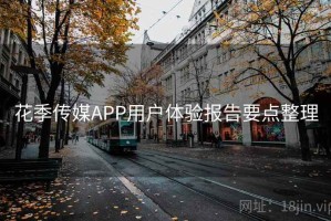 花季传媒APP用户体验报告要点整理