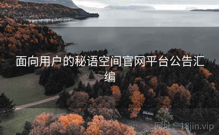 面向用户的秘语空间官网平台公告汇编