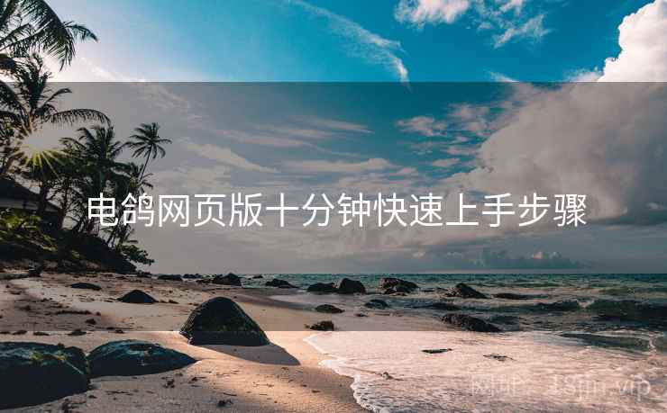电鸽网页版十分钟快速上手步骤
