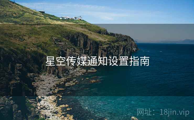 星空传媒通知设置指南